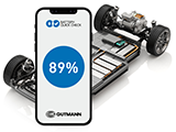 Information about the battery condition is summarised in a meaningful HV report.